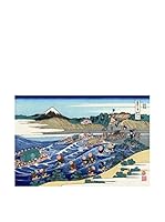 Legendarte Lienzo Katsushika Hokusai - Il Monte Fuji Visto Da Kanaya Sulla Tokaido