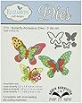 Elizabeth Craft Designs Pop It Up Metal Dies by Karen Burniston, Butterfly Accessory