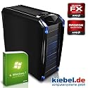 KCS Gamer-PC [184123G2] - AMD FX 4100 4x 3600 MHz Bulldozer (Turbo bis 3800 MHz) | 8GB DDR3-1333 | 500 GB SATA3 Festplatte | AMD Radeon HD7770 1024MB GDDR5 HDMI + DVI (DirectX11 + Bluray3D) | ASUS M5A78L LE | DVD-RW | 6-Kanal-Sound | GigabitLAN | 550W | Modding Geh&auml;use | Microsoft Windows 7 Home Premium 64-Bit