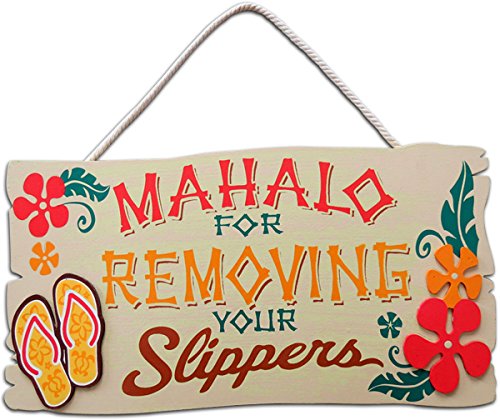 Mahalo Wood Sign 16