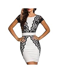 Sexy Lace Sheath Cotton/Spandex Club Dress/Party Dress/Mini Dress 