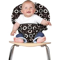 mobiseat - der waschbare und faltbare Kindersitz (booster/travel highchair) , coffee bean