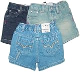 Infant Boys' Denim Shorts with Adjustable Waist