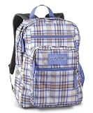  : JanSport Big Student Backpack (White/Lavender/Tartan)