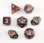 Chessex Dice: Polyhedral 7-Die Scarab Dice Set - Blue Blood w/Gold
