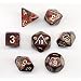 Chessex Dice: Polyhedral 7-Die Scarab Dice Set - Blue Blood w/Gold
