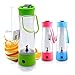 HQdeal Mini Electric Personal Juicer Sports Bottle Protein Shaker Mixer Smoothie Maker Blender Blue