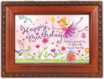 Magical Moments Woodgrain Music Box Plays Happy Birthday