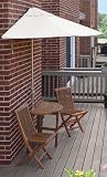 Blue Star Group Deluxe Daniella Dining set with Umbrella