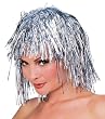Silver Tinsel Wig