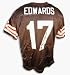 Braylon Edwards Cleveland Browns Autographed Custom NFL Football Jersey (Brown)