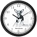 Chihuahua Dog Wall Clock by WatchBuddy Timepieces (Hunter Green Frame)
