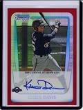 2011 Bowman Chrome KHRIS DAVIS Red Refractor RC Autograph #ed 2/5