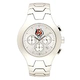 Cincinnati Bengals NFL Men's Hall of Fame Watch with Stainless Steel Bracelet
