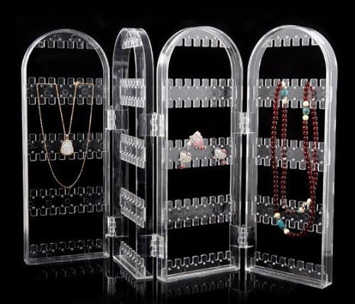 Vieworld Foldable Acrylic Earring Screen - holds up to 120 pairs of earrings by Vieworld