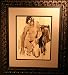Unclothed Woman Kneeling - Watercolor - Gene Szafran - 22x25
