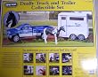 Dually Traditional Horse Truck and Trailer Collectible Set with Horse