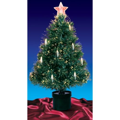 4 ft fiber optic christmas trees-1