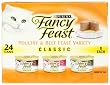 Fancy Feast Poultry & Beef Feast variety Pack,  3-Flavor Variety Pack (Beef, Chicken and Turkey & Giblets),   3 - Ounce Cans, 24 Count