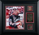  : Dale Jarrett Framed '99 Brickyard 400 8x10 Photo w/ Brick and Track Pieces