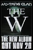 Wu-Tang Clan (The W, Original) White Wood-Mounted Music Poster Print - 24