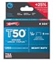 Arrow Fastener 504 Genuine T50 1/4-Inch Staples, 1,250-Pack