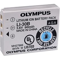 Olympus LI-30B Rechargeable Battery for Stylus Verve Digital Cameras