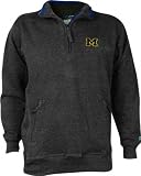 Michigan Wolverines Kangaroo II Charcoal Half Zip Fleece Pull Over