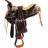 Waldhausen AWA Round Skirt Westernsattel, Little Joe - 27cm / 10,5, braun, 10/ 27 cm