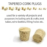 Tapered Cork Plugs MF2 100 Pcs Pack Top Diameter = 1/2", Height = 11/16", Bottom Diameter = 3/8"
