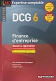 Revue Sup'Foucher  / DCG 6 Finance d'entreprise, licence : Manuel et applications
