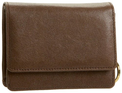 Tusk Womens Donington Gold Gusseted French RB-435 Wallet,Coffee,One Size