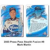 Press Pass Stealth Fusion '03 Mark Martin Card