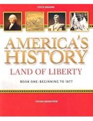 Book: American History Land of Liberty: Student Reader, Book 1 - STECK-VAUGHN
