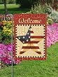 Patriotic Welcome Americana Flag - Garden