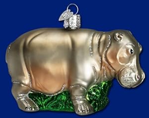 #!Cheap HIPPOPOTAMUS Safari Animal Ornament Old World NEW