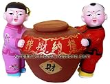 Chinese Folk Art / Chinese Crafts: Chinese Clay Crafts - Good Luck
& Wealth Kids