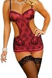 Maid Lace Apron Babydoll + G-string Thong Lingerie