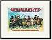 Black Framed/Matted Print 17x23, Buffalo Bill: Wild Rivalries of Savage, Barbarous an...