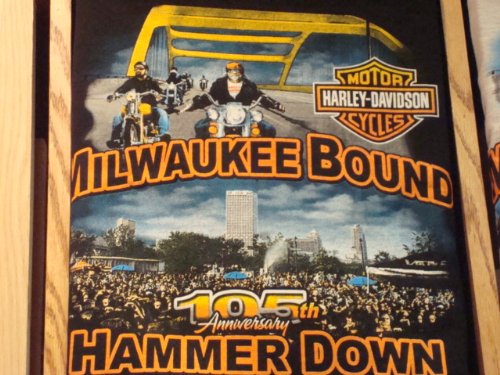 Harley-Davidson Men's 105th Anniversary Milwaukee Bound Black T-Shirt--LIMITED EDITION--100% Pre-Shrunk Cotton - MSSBOUNDBLK