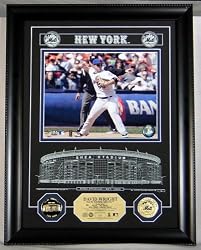 David Wright New York Mets Shea Stadium Etched Glass Photomint - Plaque