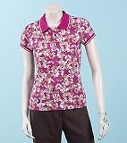 Petite Performance Trio Floral Pique Polo