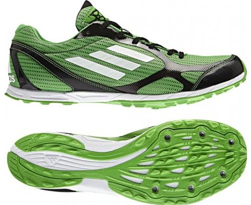 ADIDAS Herren XCS Cross Country Laufschuhe, GrÃ¼n/Schwarz, 39 1/3