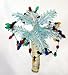 Glass Tropical Palm Tree Christmas Ornament