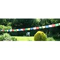 Tibetan Prayer Flags Set; Roll of 25 Flags - Approx Total Length 600cms - Sold by Spiritual Gifts. Usually dispatched within 2 working days.