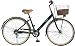 MINI(ミニ) 26インチ 266CityBike シティバイク ブリティッシュグリーン シマノ6段変速ギア 前後泥除け/バスケット/チェーンカバー/オートライト/リング錠標準装備 40000-0090