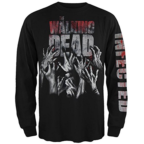 The Walking Dead I'm Infected Long Sleeve Black Shirt