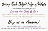 Creamy Maple Walnut Fudge Box