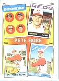 1986 Topps # 2 Pete Rose 1963-66 Cincinnati Reds Baseball Card