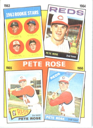 1986 Topps # 2 Pete Rose 1963-66 Cincinnati Reds Baseball Card